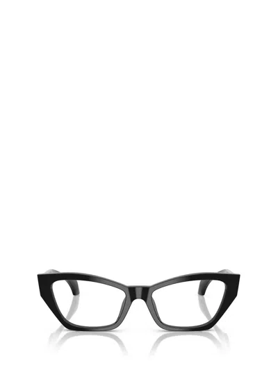Versace Ve3373u Cat-eye Glasses In Black