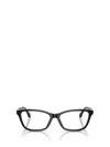 Versace Ve3375 Rectangle-frame Glasses In Black