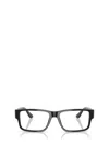 Versace Eyewear Square Frame Glasses In Black