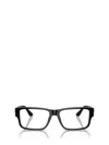 Versace Mens Black Ve3342 Branded Rectangular-frame Plastic Glasses In Black