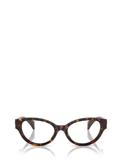 Versace Eyewear Eyeglasses In Brown
