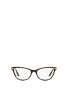 Versace 54mm Cat Eye Optical Glasses In Brown