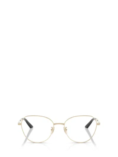 Versace Eyewear Eyeglasses In Gold