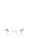Versace Eyewear Eyeglasses In Gold