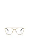 Versace Eyewear Eyeglasses In Gold