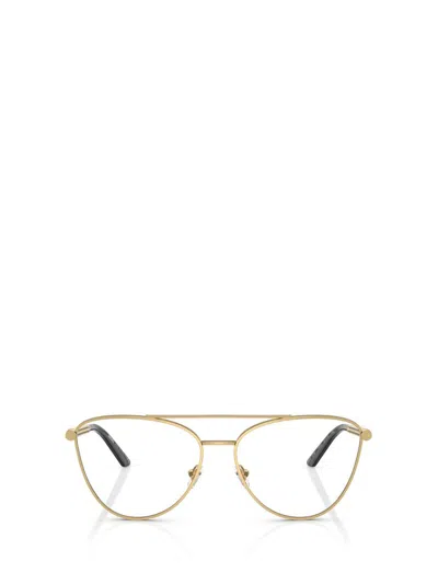 Versace Eyewear Eyeglasses In Gold