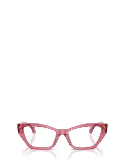 Versace Eyewear Eyeglasses In Pink