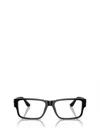 Versace Mens Black Ve3342 Branded Rectangular-frame Plastic Glasses In Black