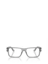 Versace Geometrically Framed Flat Mirror In Grey Transparent