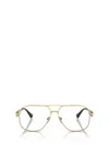 Versace 57mm Pilot Optical Glasses In Gold