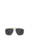 Versace Men's Ve2242-100287 Fashion 61mm Gold Sunglasses In Gold