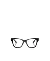 Versace Eyewear Irregular-frame Glasses In Black