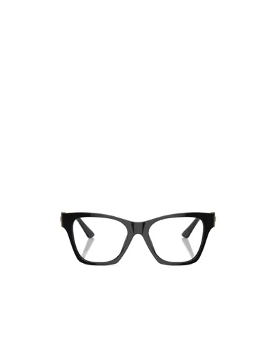 Versace Eyewear Irregular-frame Glasses In Black