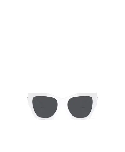Versace Eyewear Irregular-frame Sunglasses In Black
