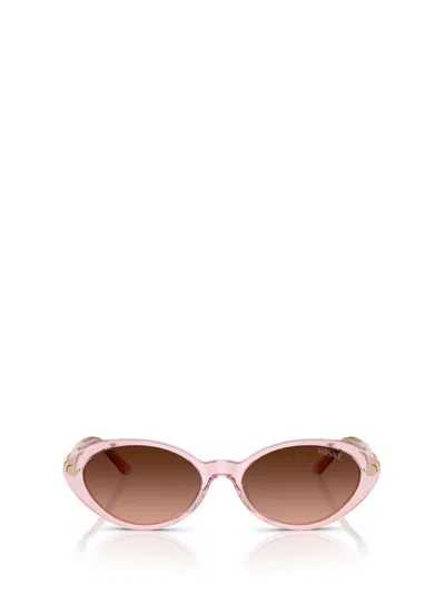 Versace Eyewear Oval In Pink