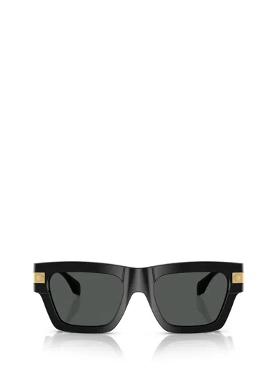 Versace Eyewear Rectangle In Black