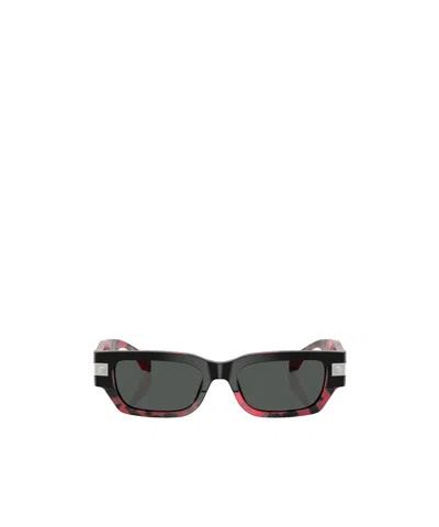 Versace Eyewear Rectangle-frame Sunglasses In Black