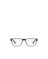 Versace Eyewear Rectangular Frame Glasses In Black