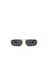 Versace Eyewear Rectangular Frame Sunglasses In Black