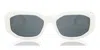 Versace Eyewear Rectangular Frame Sunglasses In Neutral