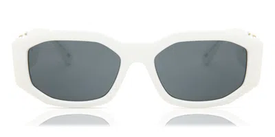 Versace Eyewear Rectangular Frame Sunglasses In Neutral
