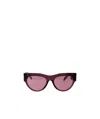 Versace Eyewear Round Frame Sunglasses In Pink