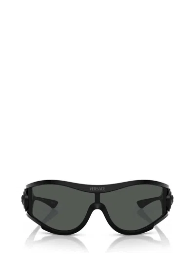 Versace Eyewear Shield In Black