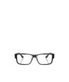 Versace Eyewear Square Frame Glasses In Black