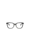 Versace Eyewear Square Frame Glasses In Black