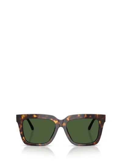Versace Eyewear Square Frame Medusa Detail Sunglasses In Brown