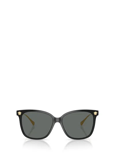 Versace Eyewear Square Frame Sunglasses In Black
