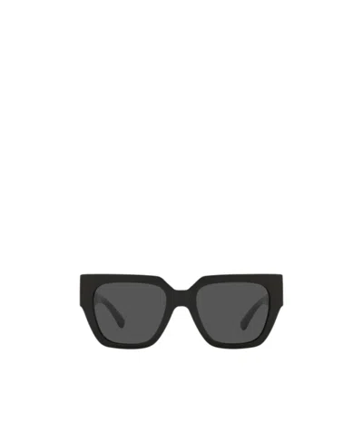 Versace Eyewear Square Frame Sunglasses In Black
