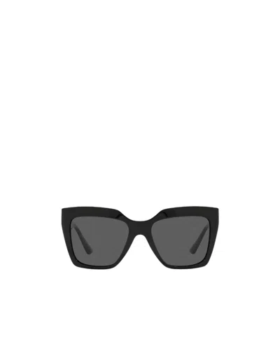 Versace Eyewear Square Frame Sunglasses In Gray