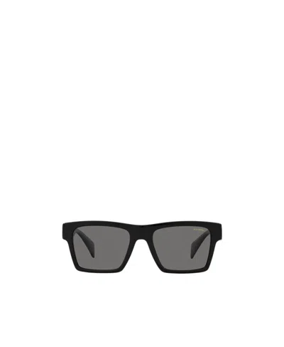 Versace Eyewear Square Frame Sunglasses In Gray