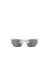 Versace Eyewear Square Frame Sunglasses In Gray