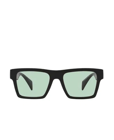 Versace Eyewear Square Frame Sunglasses In Green