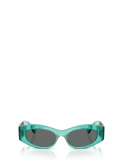 Versace Grey Cat Eye Ladies Sunglasses Ve4480u 552987 51 In Green
