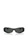 Versace 54mm Irregular Sunglasses In Black