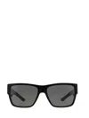 Versace Square-frame Sunglasses In Black