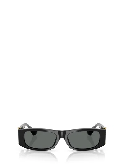 Versace 0ve4476u Medusa Glam Medusa Glam Rectangular Black Acetate Sunglasses
