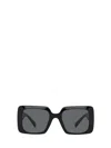 Versace 54mm Rectangle Sunglasses In Black