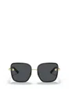 Versace Dark Grey Square Ladies Sunglasses Ve2247d 143887 57 In Black