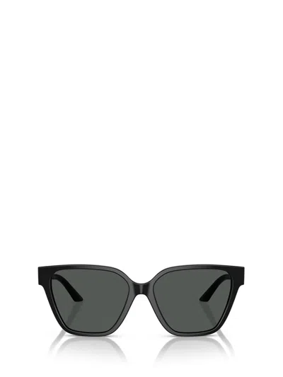 Versace Geometric Frame Sunglasses In Black