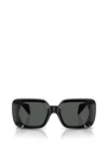 Versace Medusa Square Plastic Sunglasses In Black
