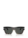 Versace 55mm Plaque Rectangular Sunglasses In Multi