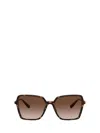 Versace Women's 58 Mm Havana Sunglasses In Brown