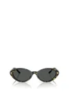 Versace 54mm Oval Sunglasses In Brown