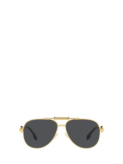 Versace Eyewear Sunglasses In Gold