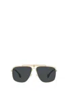 Versace Men's Ve2242-100287 Fashion 61mm Gold Sunglasses In Gold