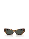 Versace 0ve4488u Bold Angular Cat-eye Sunglasses In Green